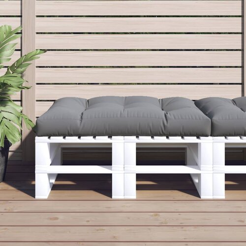 VidaXL Blazina za palete siva 120x80x12 cm blago Slike