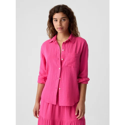 GAP Oversize Muslin Shirt - Women GAP Oversize Muslin Shirt - Women