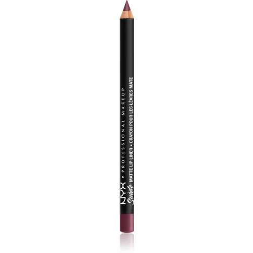 NYX Professional Makeup Suede Matte Lip Liner mat svinčnik za ustnice odtenek 35 Prune 1 g
