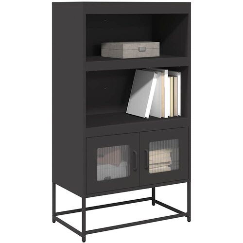 vidaXL Visoka deska črna 68x39x123 cm Jeklo Cene