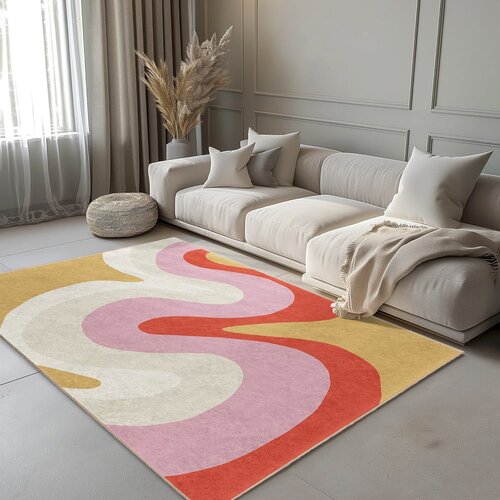 Mila Home Rumena/rožnata pralna preproga 80x150 cm Raspberry Creamsicle &amp;ndash; Slike