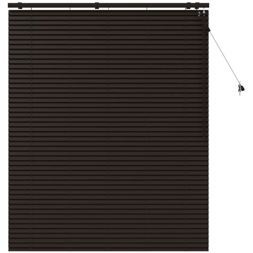 vidaXL Venecijanska žaluzija Temno rjava 130 x 160 cm 35 mm, (5000297929) Cene