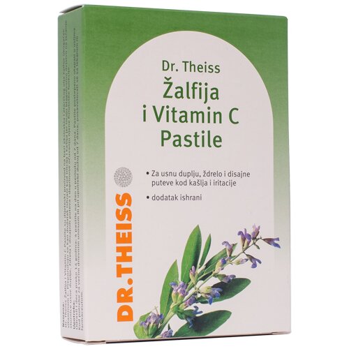 Dr. Theiss žalfija i vitamin c pastele 24 komada Cene