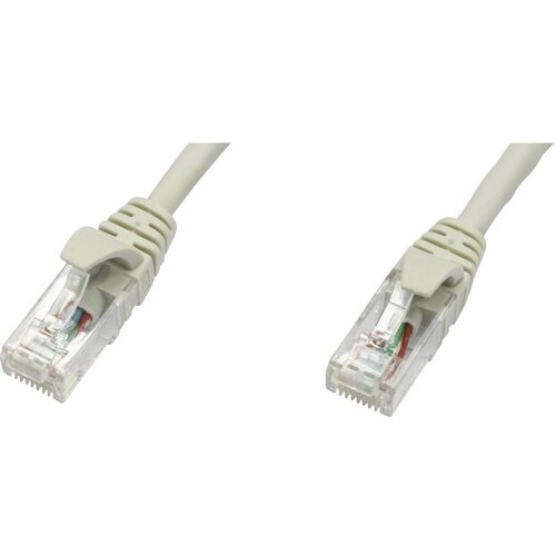 Telegärtner L00000E0011 RJ45 omrežni kabel\, Patch kabel CAT 5e U/UTP 1.00 m siva ognjevaren 1 kos, (20415212) Cene