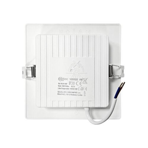  led ugradno stropno svetlo square LED/9W/230V 4000K 14,5x14,5 cm belo Slike