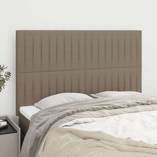  Posteljno vzglavje 4 kosa taupe 72x5x78/88 cm blago, (20932070) Cene