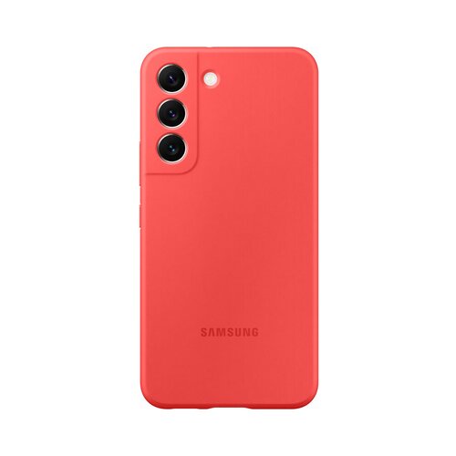 Samsung galaxy S22 silicone cover coral Slike