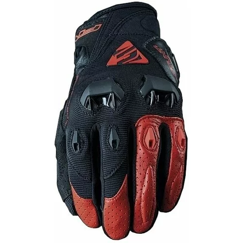 Five Stunt Evo Black/Red XL Motoristične rokavice