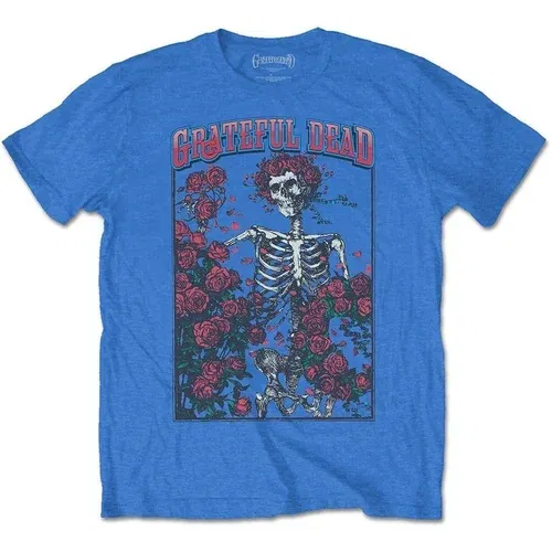 Grateful Dead Košulja Bertha & Logo Unisex Plava S