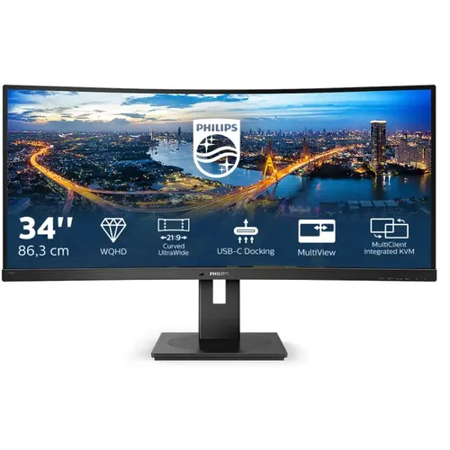 Philips monitor 34 346B1C VA 3440x1440 UltraWide DP HDMI USB-C