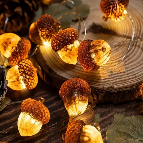  Dekorativni LED niz sa žirovima 20 LED 190 cm Slike