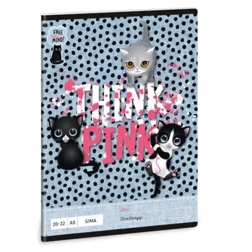 Ars Una Brezčrtni zvezek : Think Pink A/5 20-32 Cene