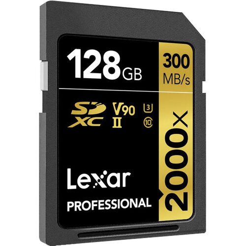 Lexar SD 128GB 2000x SDHC UHS-II card, 300MB/sread 260MB/s write C10 V90 U3 Cene