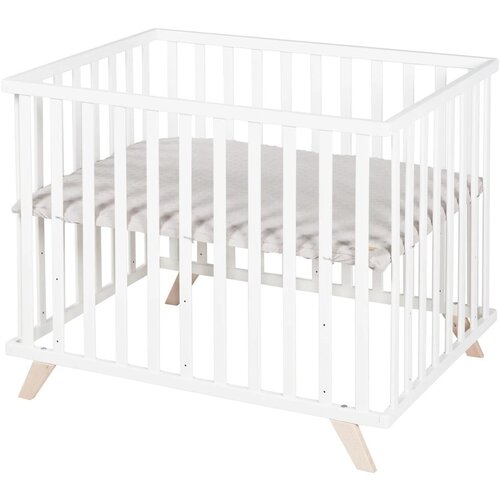 Roba Bijeli putni krevetić od masivne bukve 75x100 cm Lil Planet – Cijene