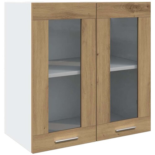 Maison Chic Kuhinjska stenska omarica - Kuhinjska omarica s steklenimi vrati “Lyon” 60x31x60cm iu637, (22063768) Cene