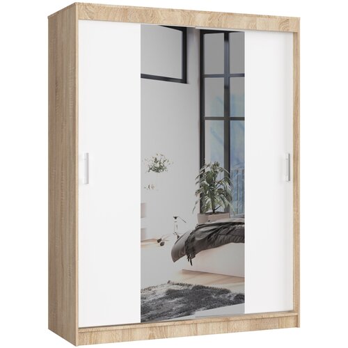 AKORD DRSNA OMARA 150cm CLP SONOMA / BELO, (21713880) Cene