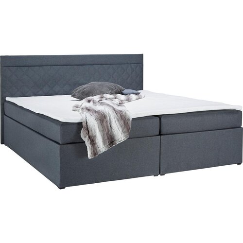Bessagi Home Boxspring Postelja Rosa, Antracit, 180x200 Slike
