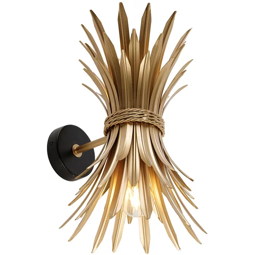 QAZQA Art Deco stenska svetilka zlata - Wesley