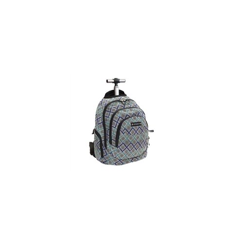 STREET &amp;Scaron;kolski ruksak na kotačima Trolley Round Canvas Twist Slike