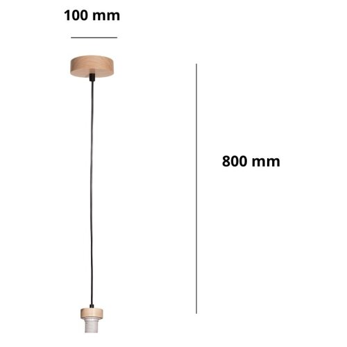  Brilagi - Kabl za napajanje PARTY 1xE27/60W/230V &amp;Oslash; 10 cm hrast Slike