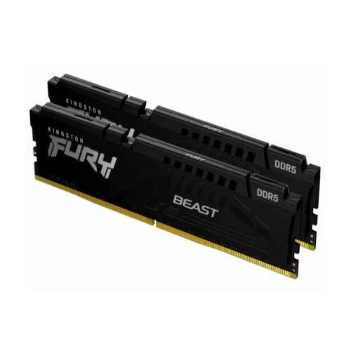 Kingston memorija 64GB(2x32GB)/DIMM/DDR5/6400MHz/CL32/FURY beast black expo Cene