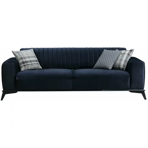 Balcab Home Tamno plava sklopiva sofa 220 cm Lisa –