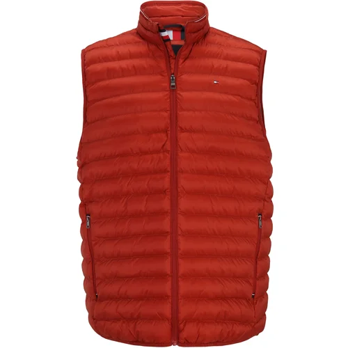 Tommy Hilfiger Big & Tall Prsluk morsko plava / ciglasto crvena / crvena / bijela