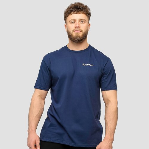 GymBeam men‘s Basic T-Shirt Navy Blue 90223 Slike