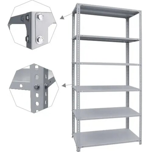 SUPERHOME 200x75x30 6x40kg Potpuno Metalna Montažna Polica Cene