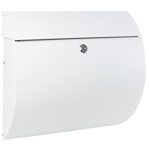  Stenski po&scaron;tni nabiralnik Aura (Do x &Scaron; x V: 330 x 375 x 100 mm, Barva: Bela, Nerjavno jeklo) Cene