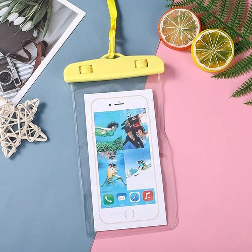  Vodootporna torbica za mobitel - Žuta Slike