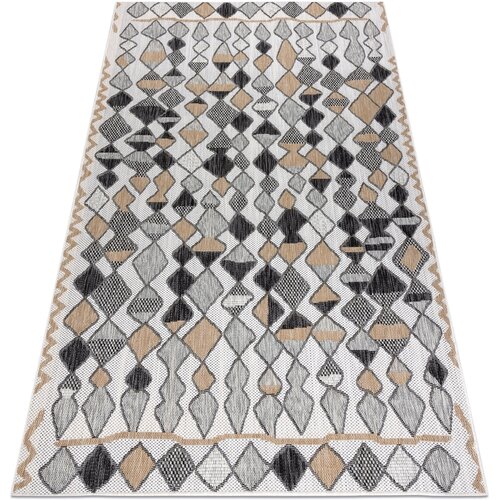RugsX Preproge Preproga v videzu sisala COOPER Romi, Cikcak 160x220 cm Bež Cene