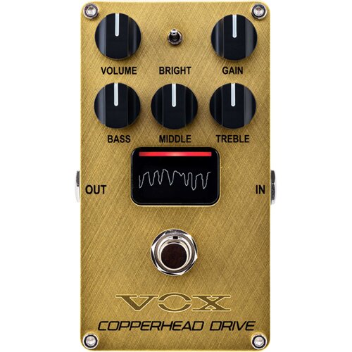 Vox Analogna pedala za distorziju VE-CD Copperhead Drive VALVENERGY, 7.2x12x5.5cm, Oker Cene