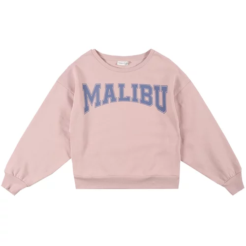 name it Sweater majica 'DALIBU' golublje plava / pastelno roza