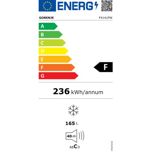 Gorenje vertikalni zamrzivač F4141PW Slike