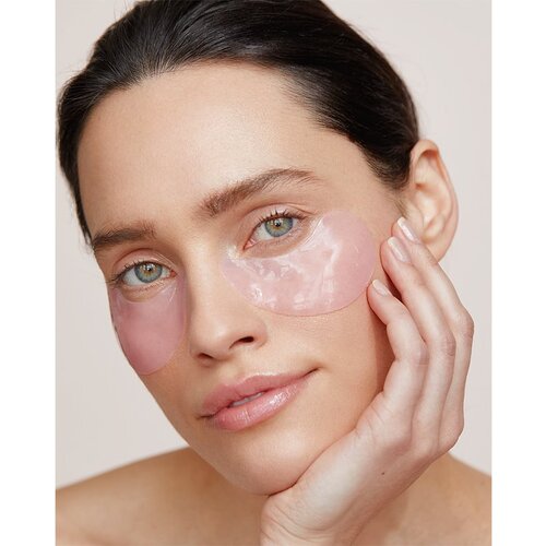 Nivea Rose Touch Hydrating Under Eye Hydrogel Mask maska za područje oko očiju 1 kom za žene Slike