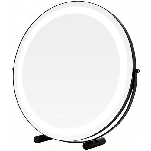 Brilagi LED prigu&amp;scaron;iva make-up ogledalo FLORIDA LED/17W/230V prečnik 42 cm crna Slike
