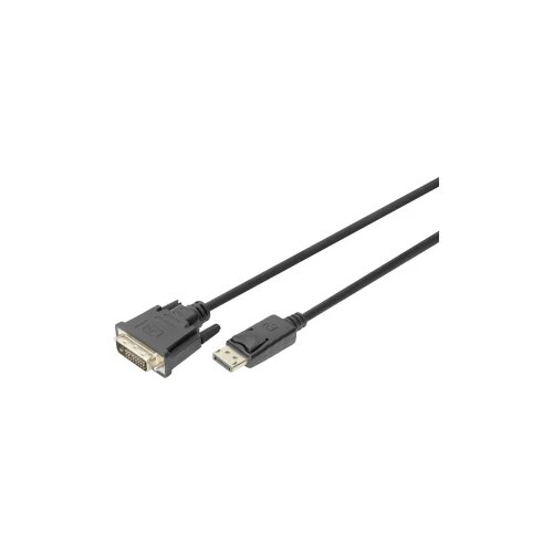 Digitus DVI / DisplayPort priključni kabel DisplayPort vtič 3.00 m črna DB-340301-030-S dvojno oklopljen\, za&scaron;čiten DisplayPort kabel, (20417602) Cene