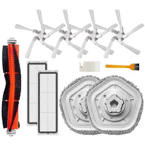 INORCO Dodatki za sesalnik za Bot W10 W10Pro Glavna stranska krtača HEPA Filter Mop Cloth Nadomestni deli, (21990780) Slike