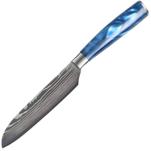  Kuhinjski nož BL-39275 - Small Santoku / Plava KP39275 Cene