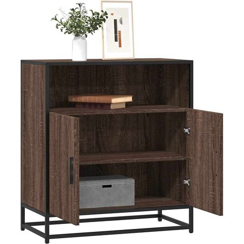 VidaXL Komoda boja hrasta 68x35x76 cm konstruirano drvo Slike