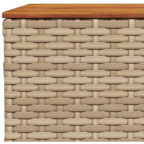 VidaXL 11-dijelni set vrtnih sofa od poliratana s jastucima bež Slike