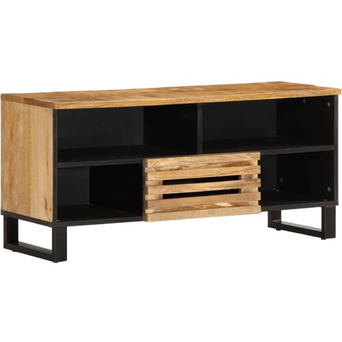 TV ormarić 100 x 34 x 46 cm od masivnog grubog drva manga Cijene
