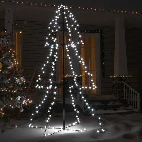  Stožasto božićno drvce 200 LED unutarnje i vanjsko 98 x 150 cm Slike
