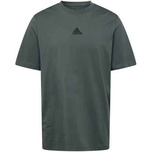 ADIDAS SPORTSWEAR Funkcionalna majica 'FRACTAL' siva / temno siva / pastelno zelena