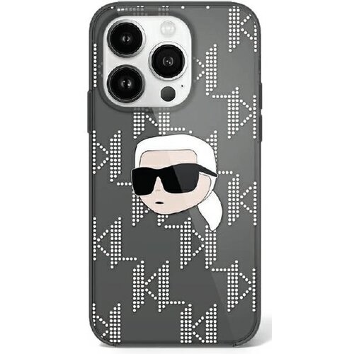 Karl Lagerfeld IML KARL HEAD ELEKTROPLATIRANI OVITEK ZA IPHONE 16 ČRN, (21898368) Cene