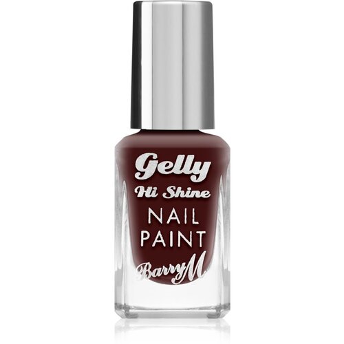 Barry M Gelly Hi Shine lak za nohte odtenek Black Cherry 10 ml Cene