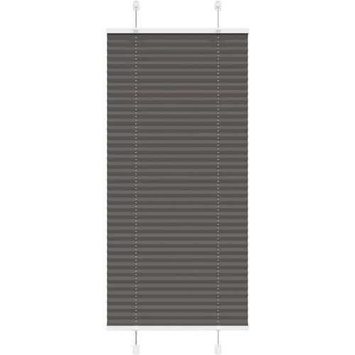 vidaXL Plisirana žaluzija črna 65x100 cm Širina tkanine 64,4 cm Cene