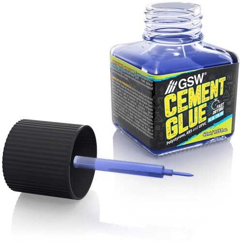 Green Stuff World Blue Cement Glue 40ml | Plavi lepak za plastiku Cene