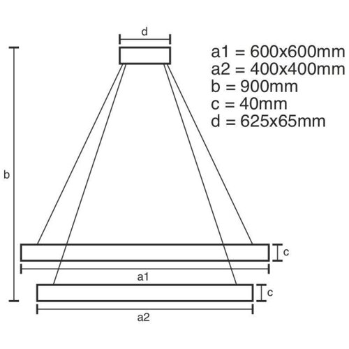  LED luster na sajli, prigu&amp;scaron;iva, LED/90W/230V 3000-6500K + daljinski upravljač Slike